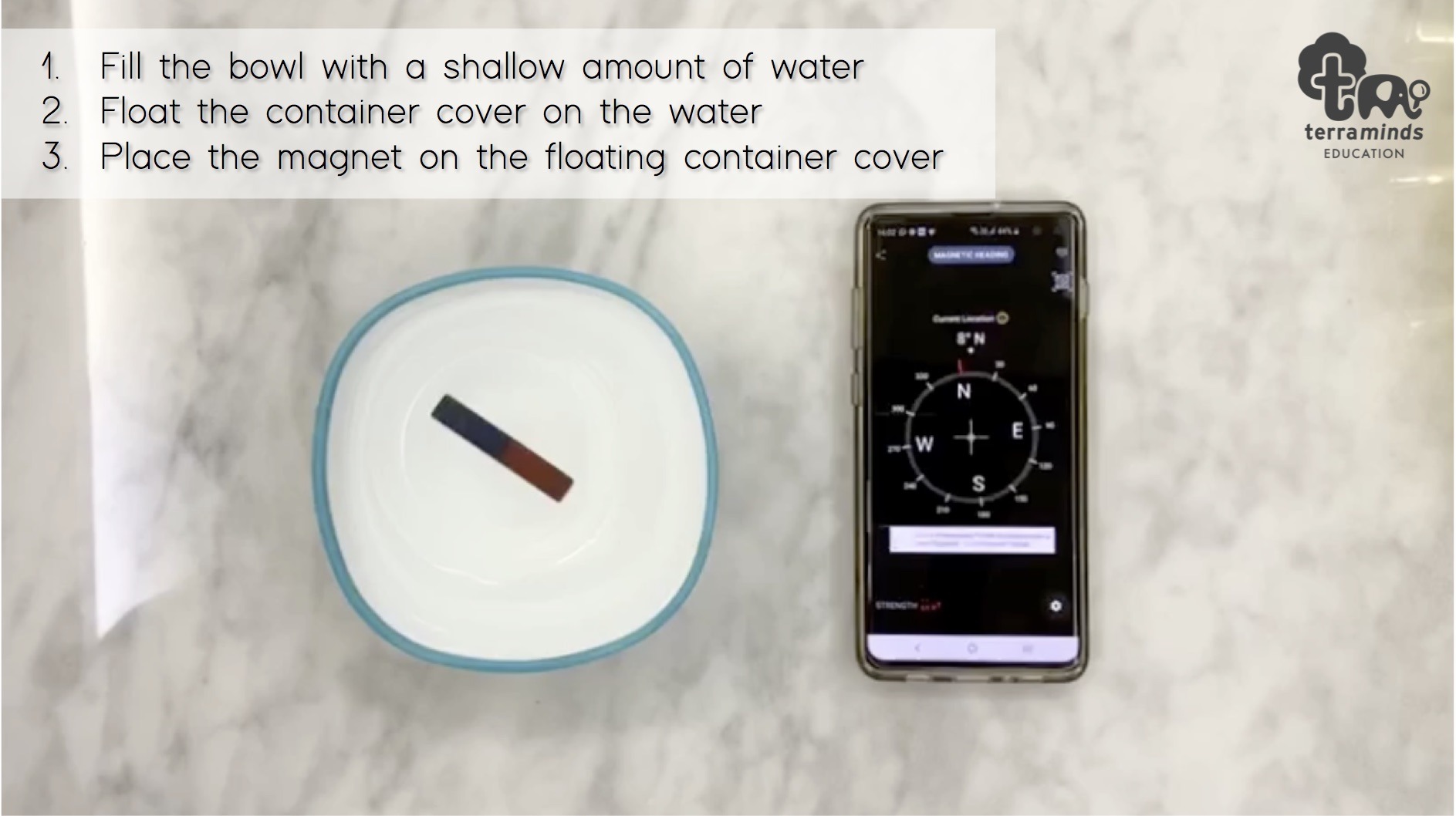 Magnet compass experiment steps_Pg 2