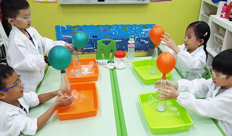 See the effects of chemical reactions!